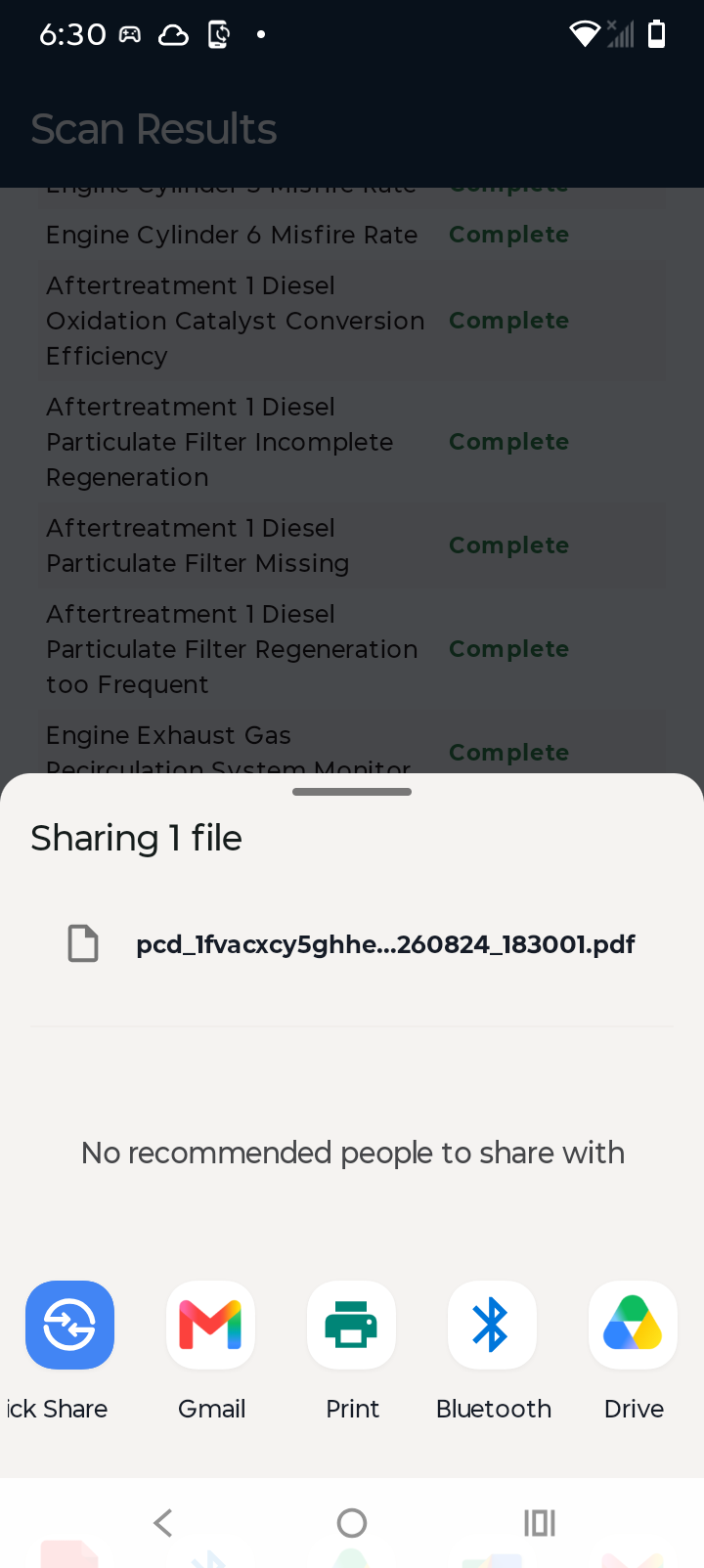Pacific Crest Diagnostics sharing options